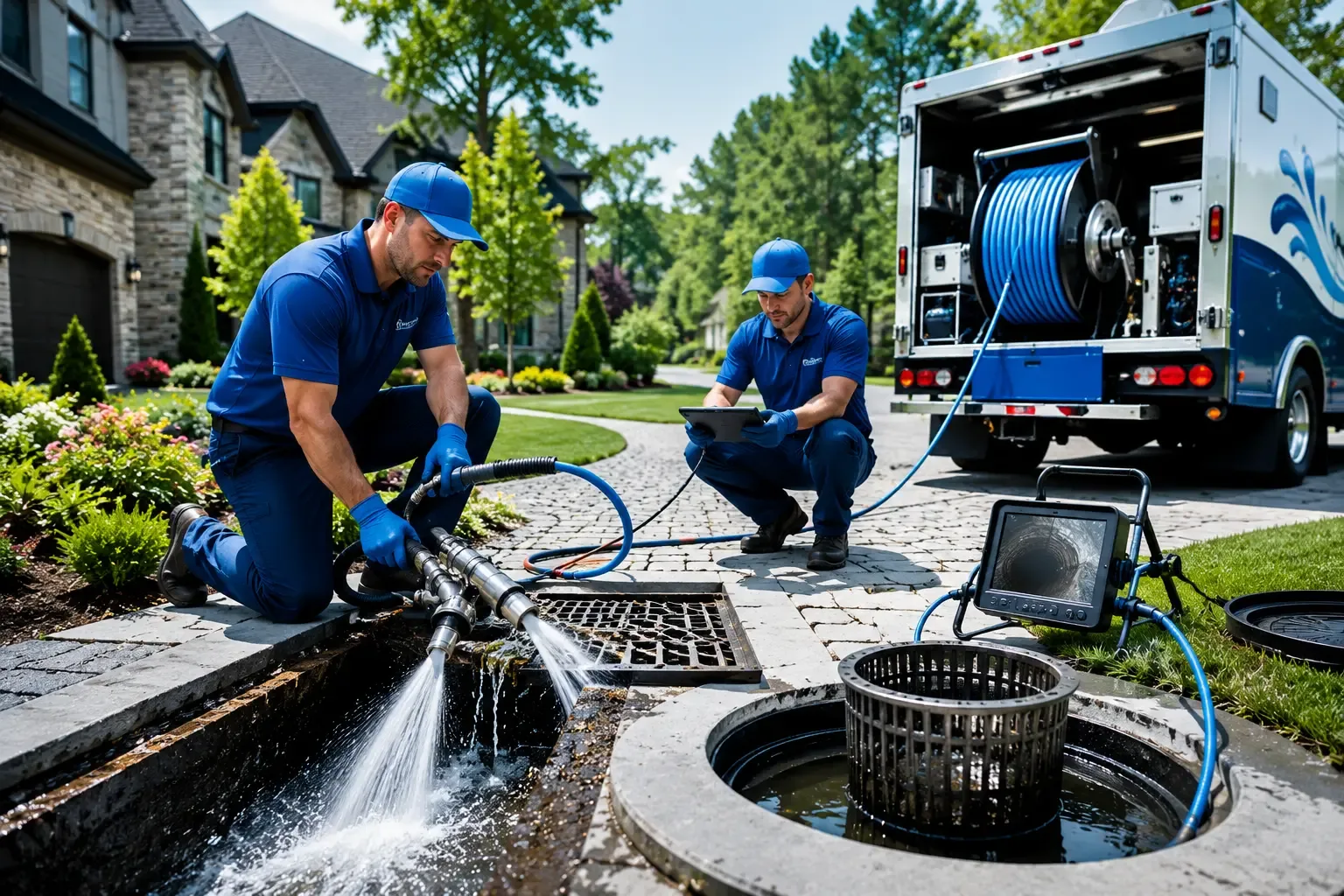 Local outdoor drain cleaning professionals in Riverton, KS